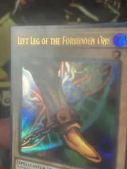 Yugioh: Left Leg of the Forbidden One - LOB-EN121 - Ultra Rare - Unlimited - MP - Image 3