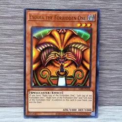 Yugioh! Exodia the Forbidden One LOB-EN124 Ultra Rare Unlimited LP - Image 1