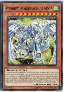 Yugioh - Stardust Dragon/Assault Mode OP10-EN015 Unlimited - OTS Tournament Pack - Image 1