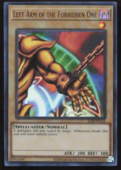 Yu-Gi-Oh #LOB-EN123 Left Arm of the Forbidden One Ultra Rare (25th Anniversary) - Image 1