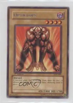 Opticlops 1st Ed. YuGiOh Legacy of Darkness #LOD-009 2003 - Image 1