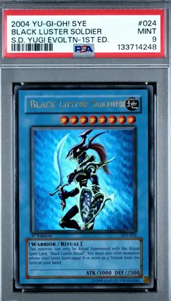 🔥 2004 Yu-Gi-Oh! Black Luster Soldier - SYE-024 - 1st Edition - PSA 9 MINT 🔥 - Image 1