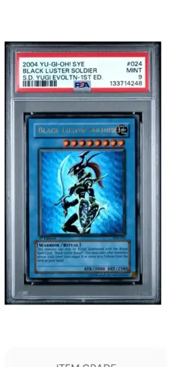 🔥 2004 Yu-Gi-Oh! Black Luster Soldier - SYE-024 - 1st Edition - PSA 9 MINT 🔥 - Image 3