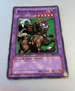 Rabid Horseman - MRD-077 - Common - 1st Edition - Damaged - YuGiOh! - Image 1