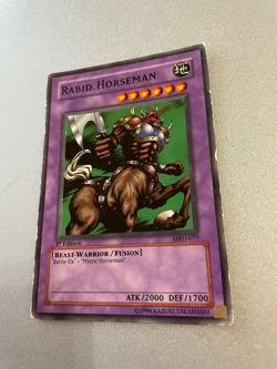 Rabid Horseman - MRD-077 - Common - 1st Edition - Damaged - YuGiOh! - Image 2