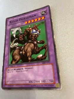 Rabid Horseman - MRD-077 - Common - 1st Edition - Damaged - YuGiOh! - Image 4