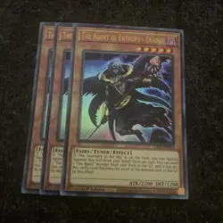 3x The Agent of Entropy - Uranus 1st Edition Ultra Rare GFP2-EN054 Yu-Gi-Oh! - Image 1