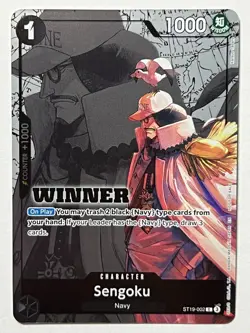Sengoku ST19-002 Winner One Piece TCG Winner Pack 2025 Vol. 3 Promo MINT - Image 1