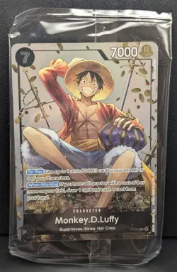 One Piece Monkey D. Luffy P-075 English Promo Tin Set Vol 2 Exclusive SEALED - Image 1