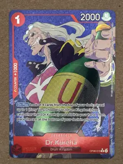 One Piece Dr.Kureha OP08-015 Alt Art Rare Two Legends English Nm - Image 1