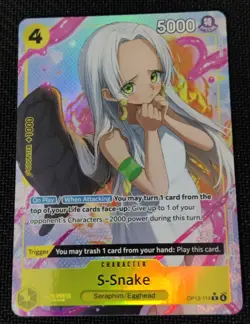 One Piece EN OP13-114 S-Snake R Alt Art NM-MT - Image 1