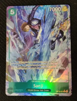 One Piece EN OP13-027 Sanji R Alt Art NM-MT - Image 1
