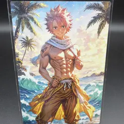Natsu Dragneel Anime Waifu Card Doujin ACG Goddess Holo - Image 2