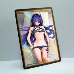 ACHERON Waifu Anime Card LIMITED 1/1 Custom TCG Holo Goddess Story ACG T13421 - Image 2