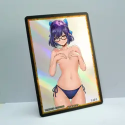A-CHAN Waifu Anime Card LIMITED 1/1 Custom TCG Holo Goddess Story ACG T13418 - Image 2