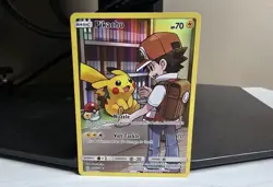 Pokemon TCG Sun & Moon Cosmic Eclipse Pikachu Card 241/236 Secret Rare Holo - Image 3