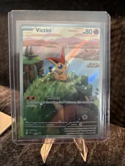Pokemon TCG Victini Black Star Promo Card 208 LP See Photos - Image 1