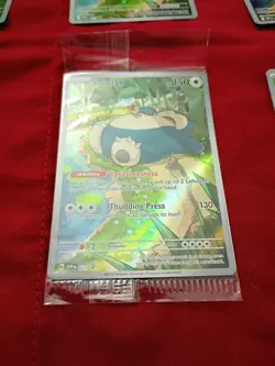 Snorlax Fullart (051 Scarlet & Violet 151 Holo Promo Card) - Sealed(New) - Image 1