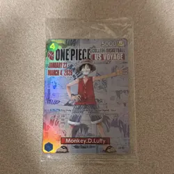 One Piece College Basketball Collaboration Rare Limited Edition Trading Card - Image 2