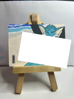 Magic-MTG / Altered / Swamp / Vaporeon Hand-Painted TCG card - Image 1