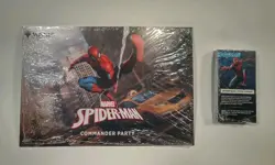 MTG Spider-Man Commander Party Promo Cards Complete Set Sealed - Image 1
