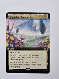Abundant Countryside - R0042 Reg (Extended Art) - Lorwyn Eclipsed - MTG - NM - Image 1