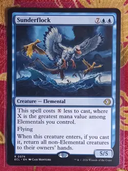 Lorwyn Eclipsed Magic The Gathering MTG Rare Card BLue Elemental Creature - Image 1