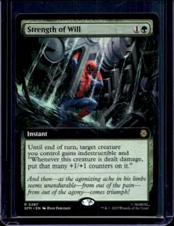 2025 Magic MTG Spider-Man Marvel Strength Of Will Foil #0267 - Image 1