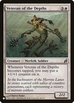 MTG Magic the Gathering Veteran of the Depths (LRW-46/3034) The List LP - Image 1