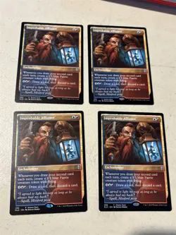 4 x mtg promo pack Improbable Alliance, Throne of Eldraine, lp - Image 1