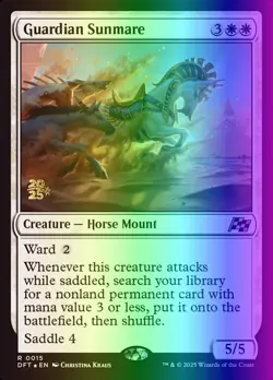 MTG Magic the Gathering Guardian Sunmare (15s/159) Aetherdrift Promos LP FOIL - Image 1