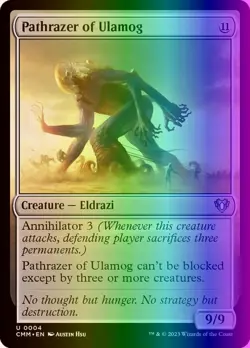 MTG Magic the Gathering Pathrazer of Ulamog (4/1455) Commander Masters LP FOIL - Image 1