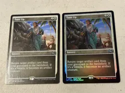 2 x mtg promo pack Tune Up, 1 is foil, Aetherdrift, unplayed - Image 1
