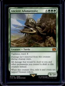 2025 Magic MTG Final Fantasy Ancient Adamantoise Rare #0172 - Image 1