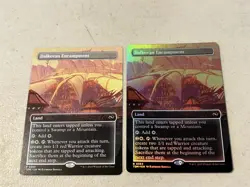 2 x mtg borderless Dalkovan Encampment, 1 is foil, Tarkir Dragonstorm, unplayed - Image 1