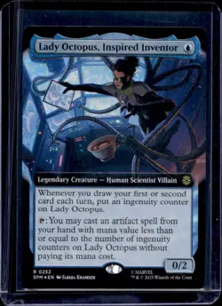 2025 Magic MTG Spider-Man Marvel Lady Octopus, Inspired Inventor Foil #0252 - Image 1