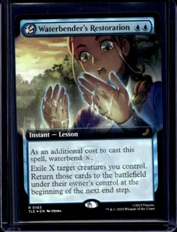 2025 Magic MTG Avatar The Last Airbender Waterbender's Restoration Foil #0183 - Image 1