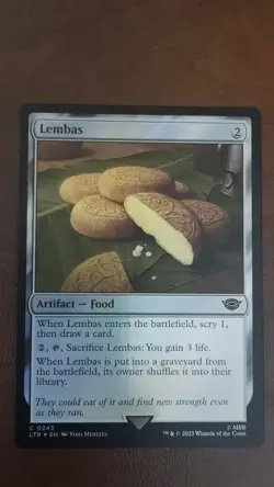 MTG Lembas The Lord of the Rings: Tales of Middle-earth 0243 Foil Common - Image 1