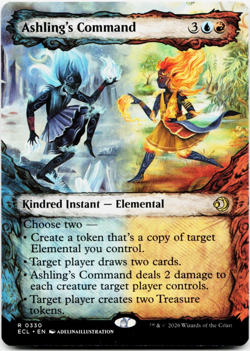 Ashling's Command (Showcase) - [Lorwyn Eclipsed] Magic MTG ECL 0330 NM 💧🔥 - Image 3