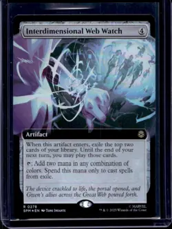 2025 Magic MTG Avatar Spider-Man Marvel Interdimensional Web Watch #0278 - Image 1