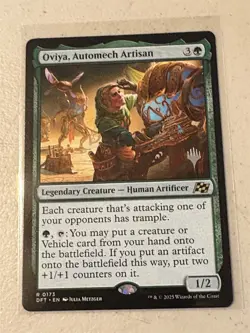mtg promo pack Oviya Automech Artisan, Aetherdrift, unplayed - Image 1