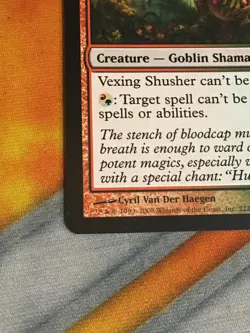 D1150 MAGIC GATHERING SHADOWMOOR VEXING SHUSHER #222 MP R MTG - Image 4