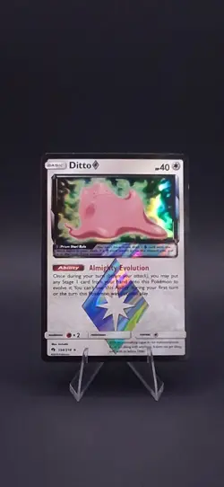 Ditto Prism Star 154/214 - Lost Thunder - LP - Pokemon TCG - Almighty Evolution! - Image 1