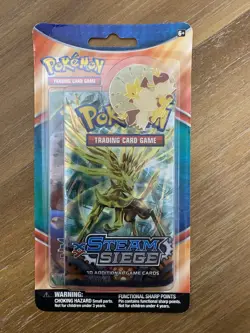 Pokemon TCG: XY Steam Siege & Roaring Skies 2-Pack Blister W/pin Factory Sealed - Image 1
