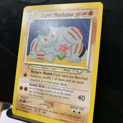 Pokemon Neo Destiny 2002 Light Machoke #49/105 Uncommon Card Miki Tanaka NM - Image 2