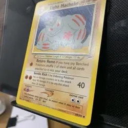 Pokemon Neo Destiny 2002 Light Machoke #49/105 Uncommon Card Miki Tanaka NM - Image 3