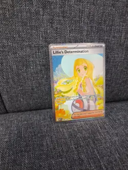 Lillie's Determination 184/132 Mega Evolution Pokemon Card SAR TCG - Image 2