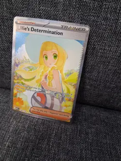 Lillie's Determination 184/132 Mega Evolution Pokemon Card SAR TCG - Image 3