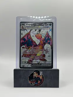 Pokemon Charizard ex SVP056 SV Black Star Promo LP - Image 1
