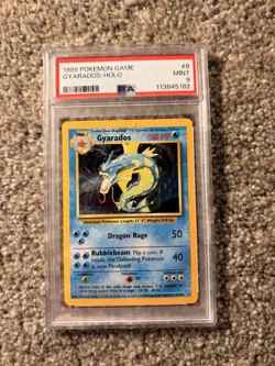 Gyarados Holo #6 Base Set Unlimited 1999 Pokemon PSA 9 Mint! - Image 1